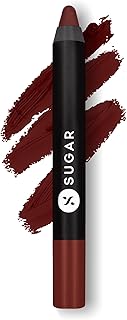 SUGAR Cosmetics Matte as Hell Crayon Lipsticks for Women | Lasts Up To 8+ Hours | Lip Crayon with Sharpener | 2.8gm - 13 M Price In India