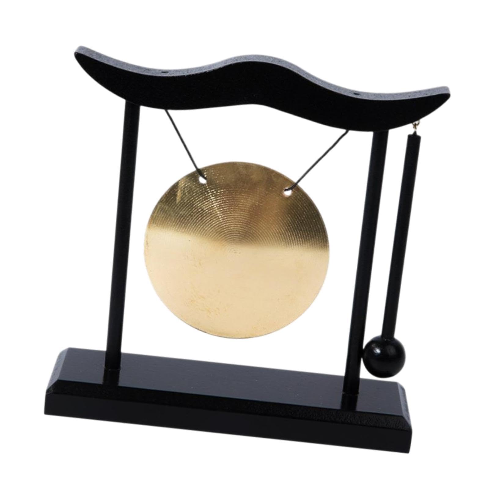 Sharplace Desktop Gong Wind Gong Adorment ménage Bénédiction Gift Asian Bure