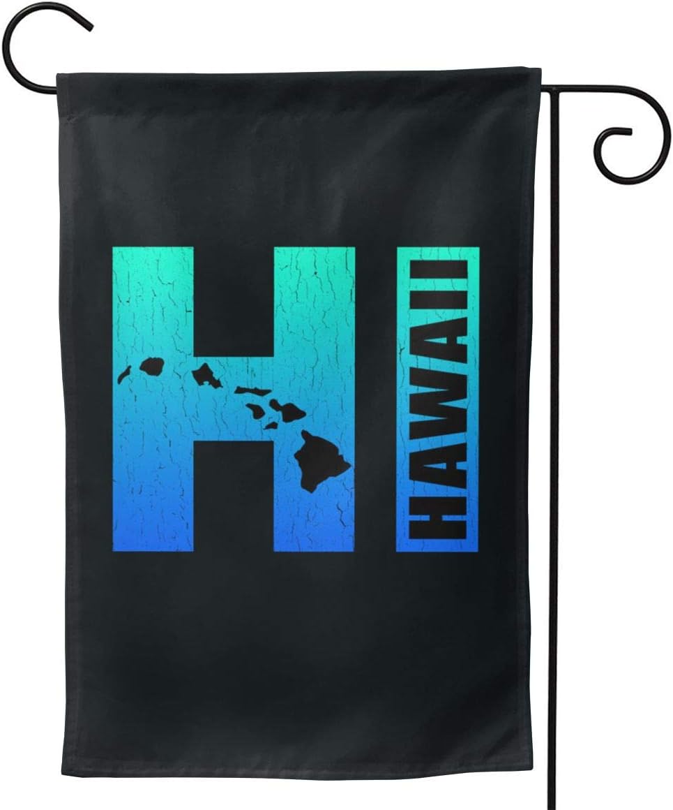 Hawaii HI Garden Flag Yard Outdoor Decoration Double Sided