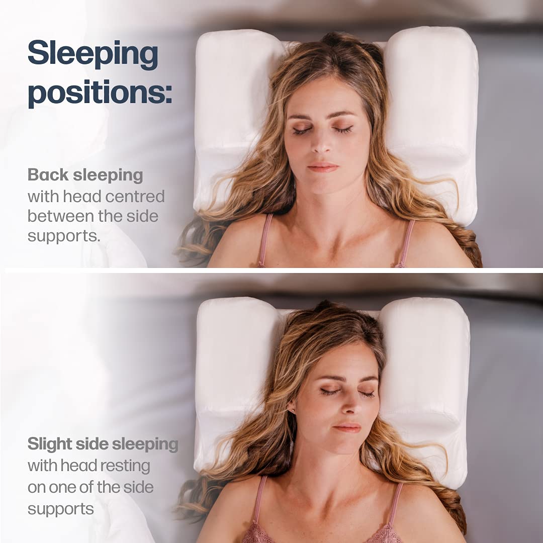 Lunderg CPAP Pillow for Side Sleepers Includes 2 Pillowcases