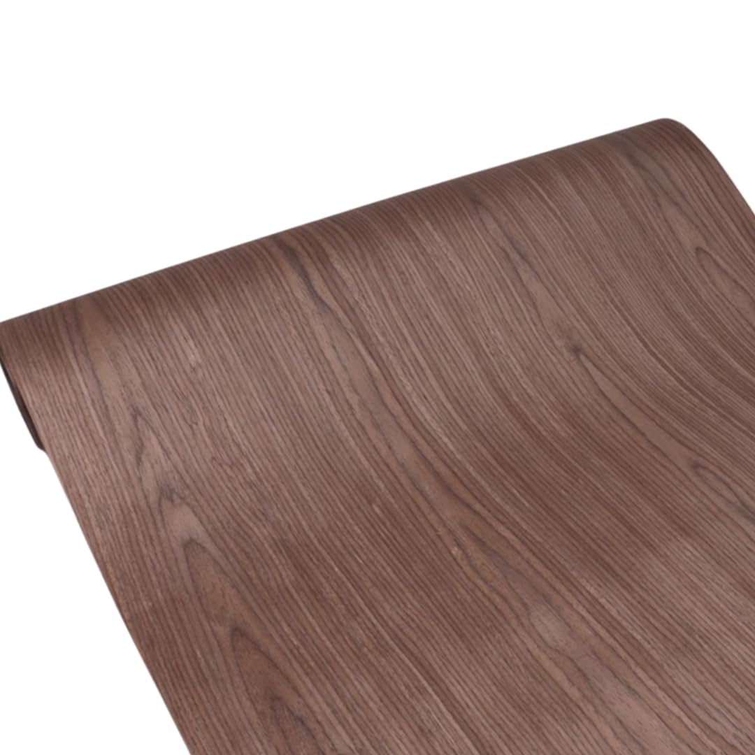 Schwarznuss-Maserung Tech-Holzfurnier für Möbel, DIY, Zuhause & Instrumenten-Lautsprecher-Furnier, Auto-Innenraum-Verschönerungsdekoration - 0,2 mm dick, Größe: 2,5 x 0,58 m
