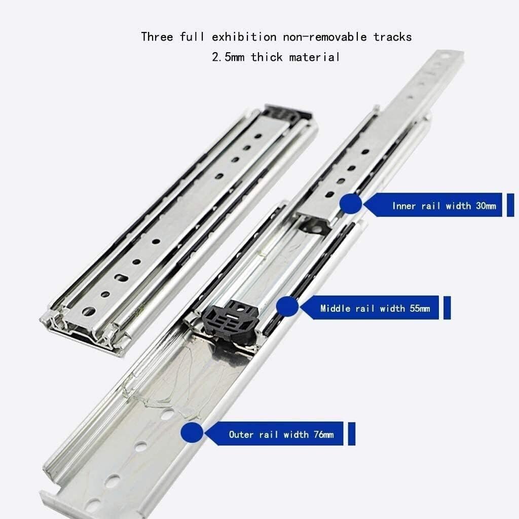 Industrial-Grade Heavy-Duty Drawer Runners Side-Mounted Soft-Close Mechanism