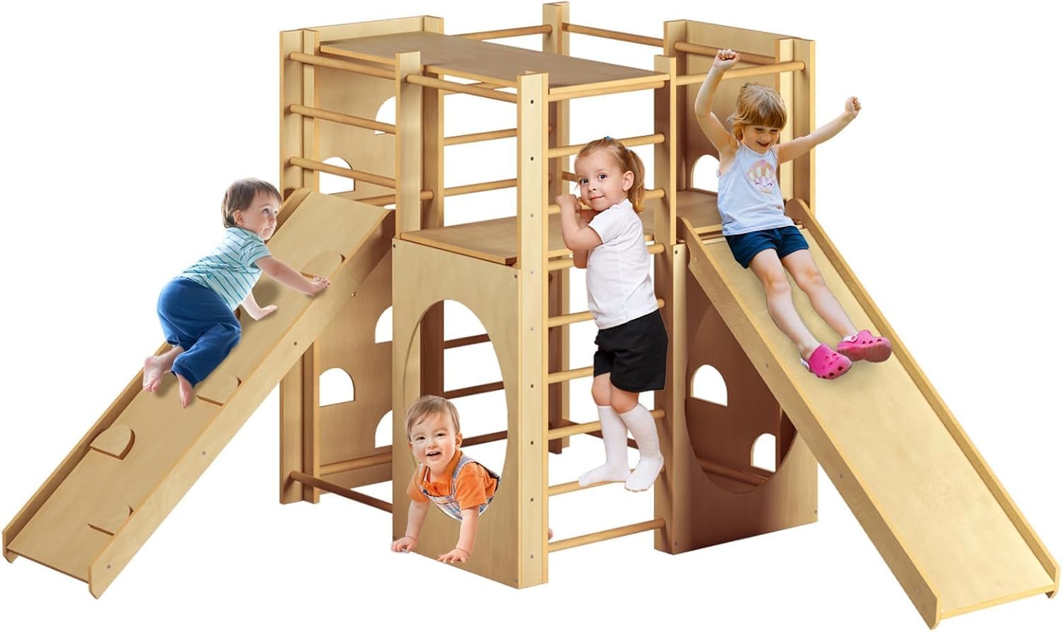 Mooitz 10 In Indoor Jungle Gym Playground For Kids Desertcart
