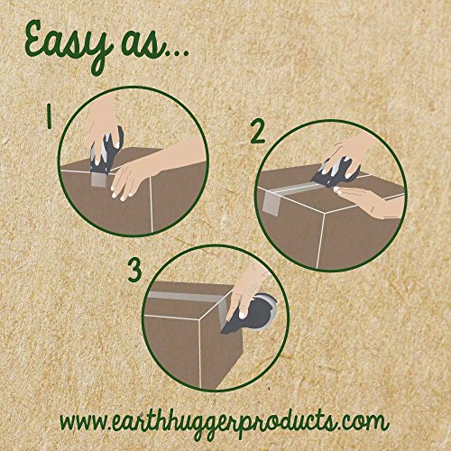 Earth Hugger Bandit Packaging Tape In Recycled Content Dispenser, 2" X 55 Yards #TOP5