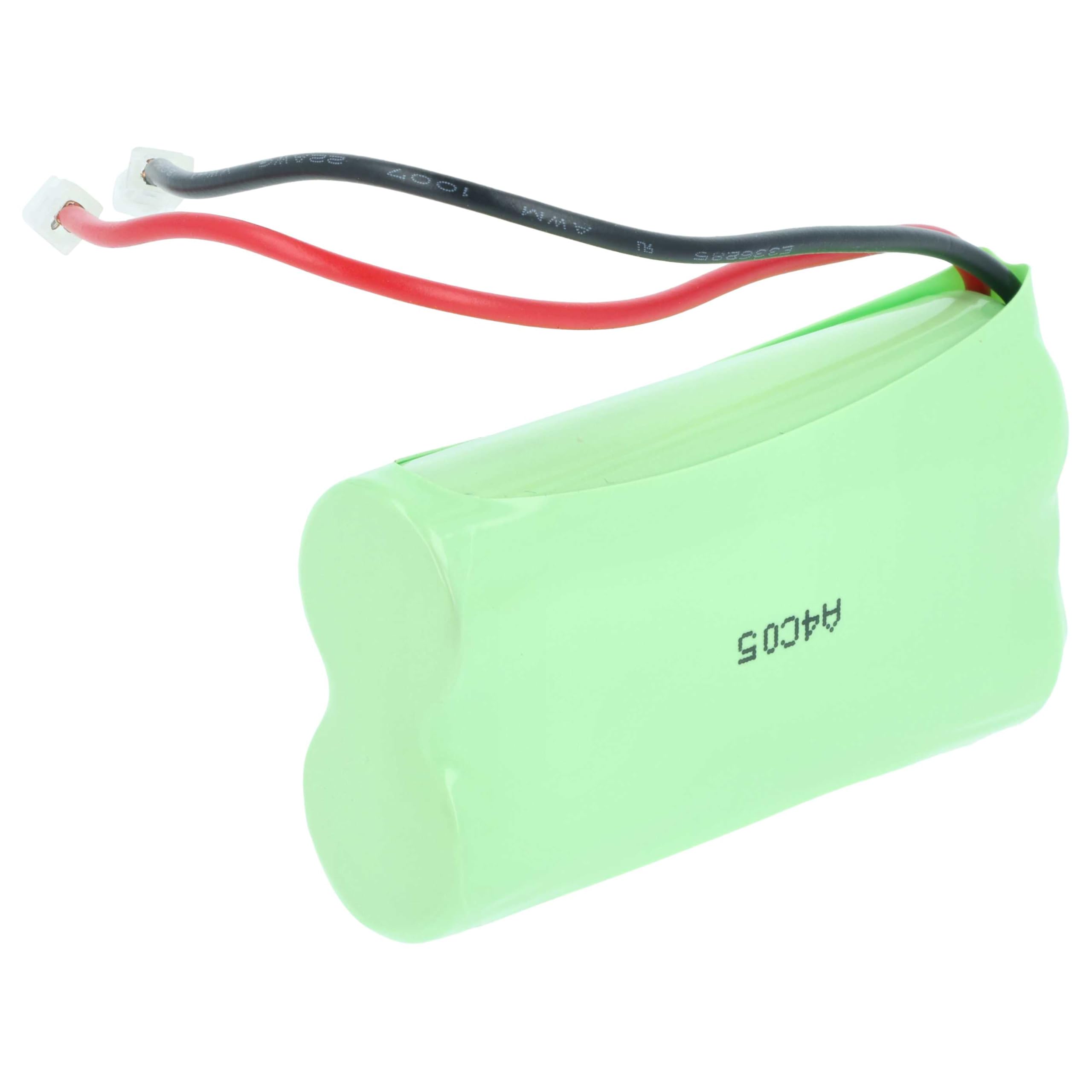 vhbw 4x Batteria pacco di 2x AA Mignon per diversi dispositivi (2000mAh, 2,4V, NiMH)