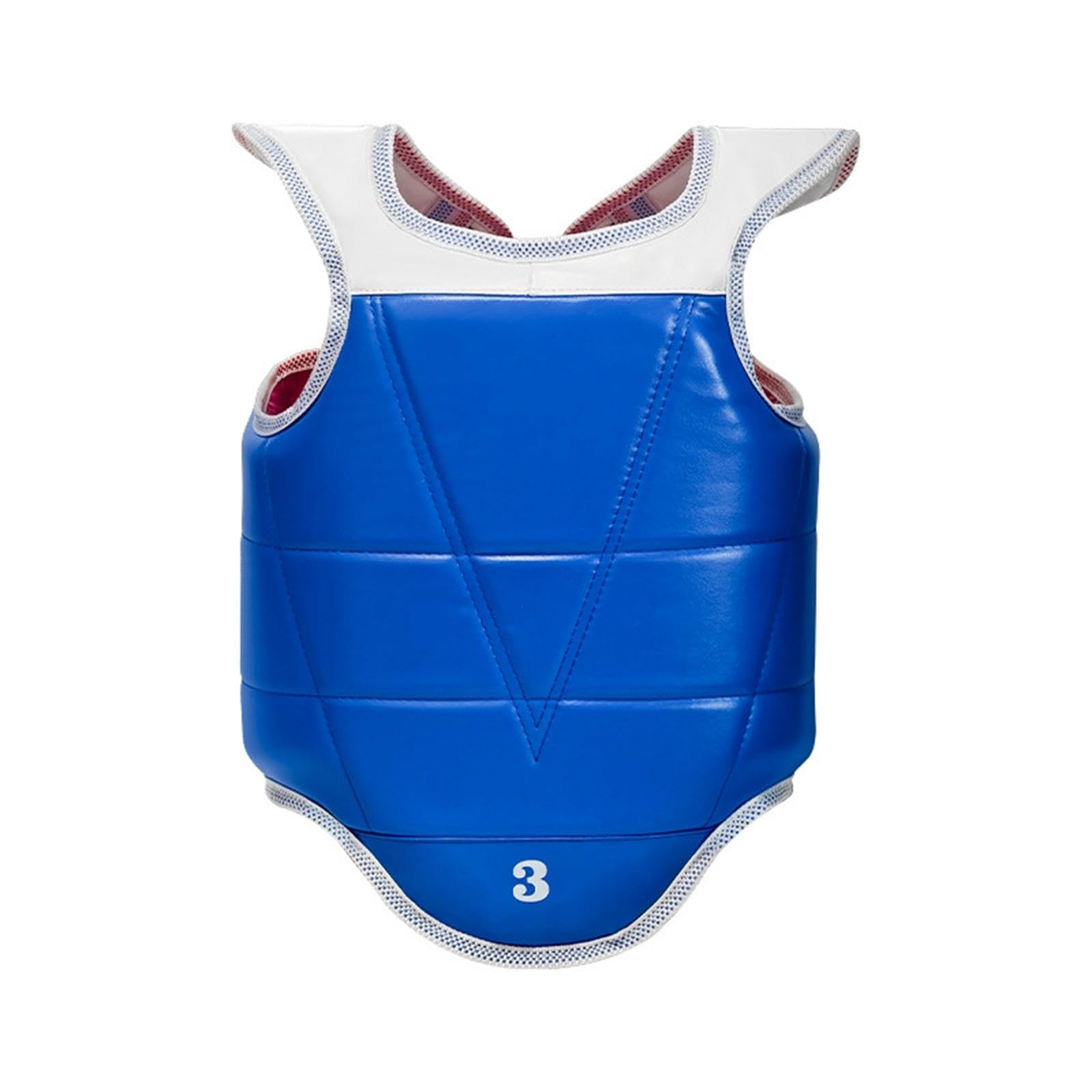 F Fityle Équipement de de Taekwondo, équipement de de karaté, Casque et Plastron rembourrés, Ensemble de Protection Complet pour la compétition