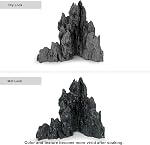FZONE Modèle de pierre de résine Seiryu PH Nature Aquarium Rocks pour l'aquascapage, Micro-Paysages (Taille: 7,48'' 5,51'' 7,87'')