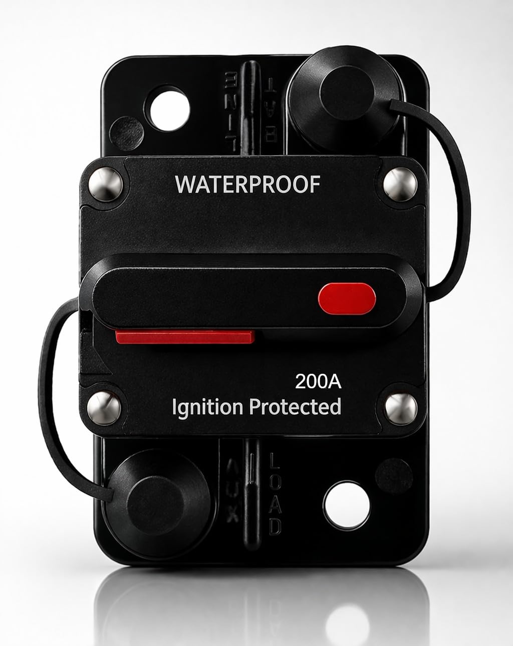 MGI SpeedWare 150 AMP Manual Reset Circuit Breaker – Waterproof 12V-48V Marine Battery Breaker for Trolling Motor, Boat, RV, Solar, Car Audio & Trailer