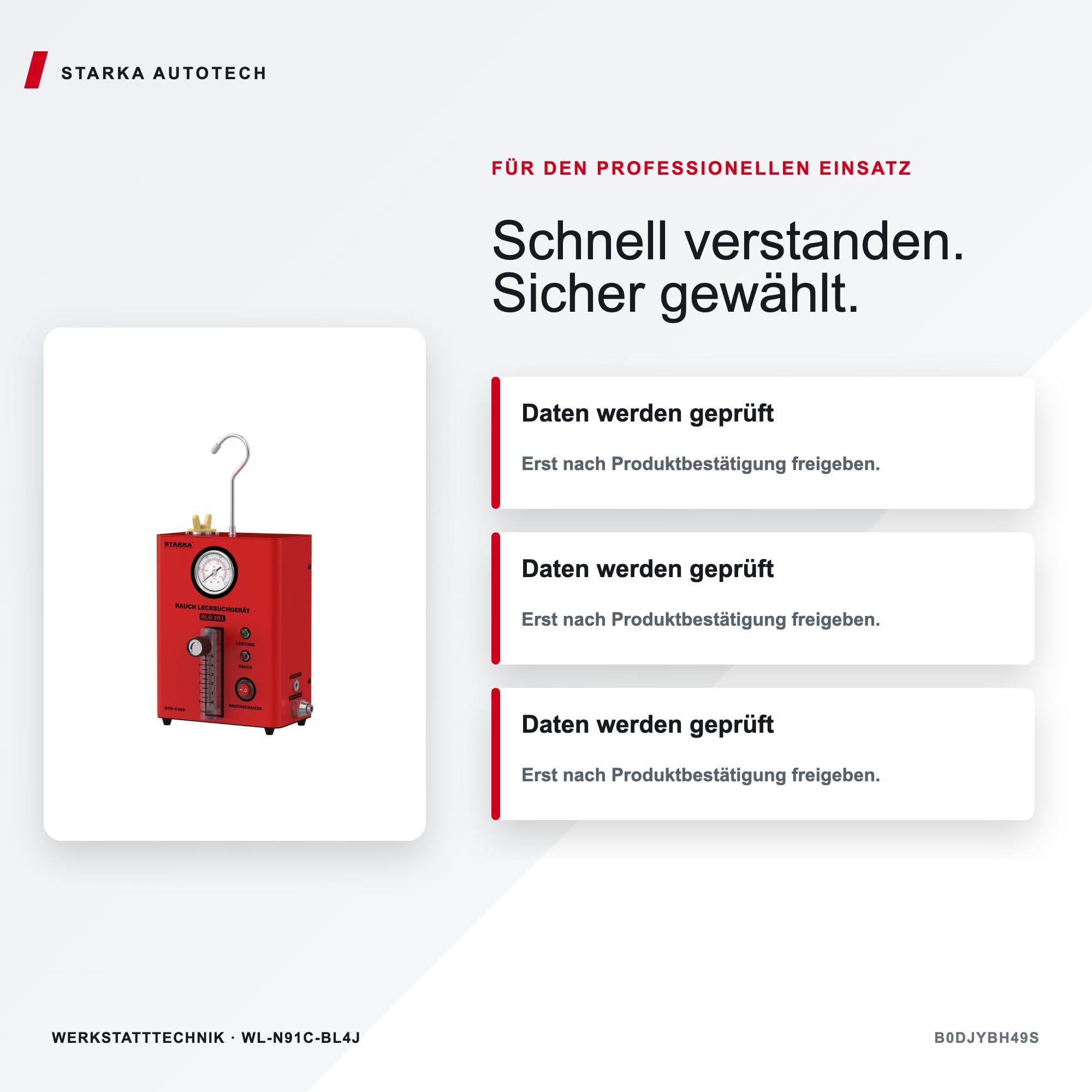 KFZ Nebelmaschine Auto Rauch Lecksucher Evap Vakuum Lecksucher + Flüssigkeit