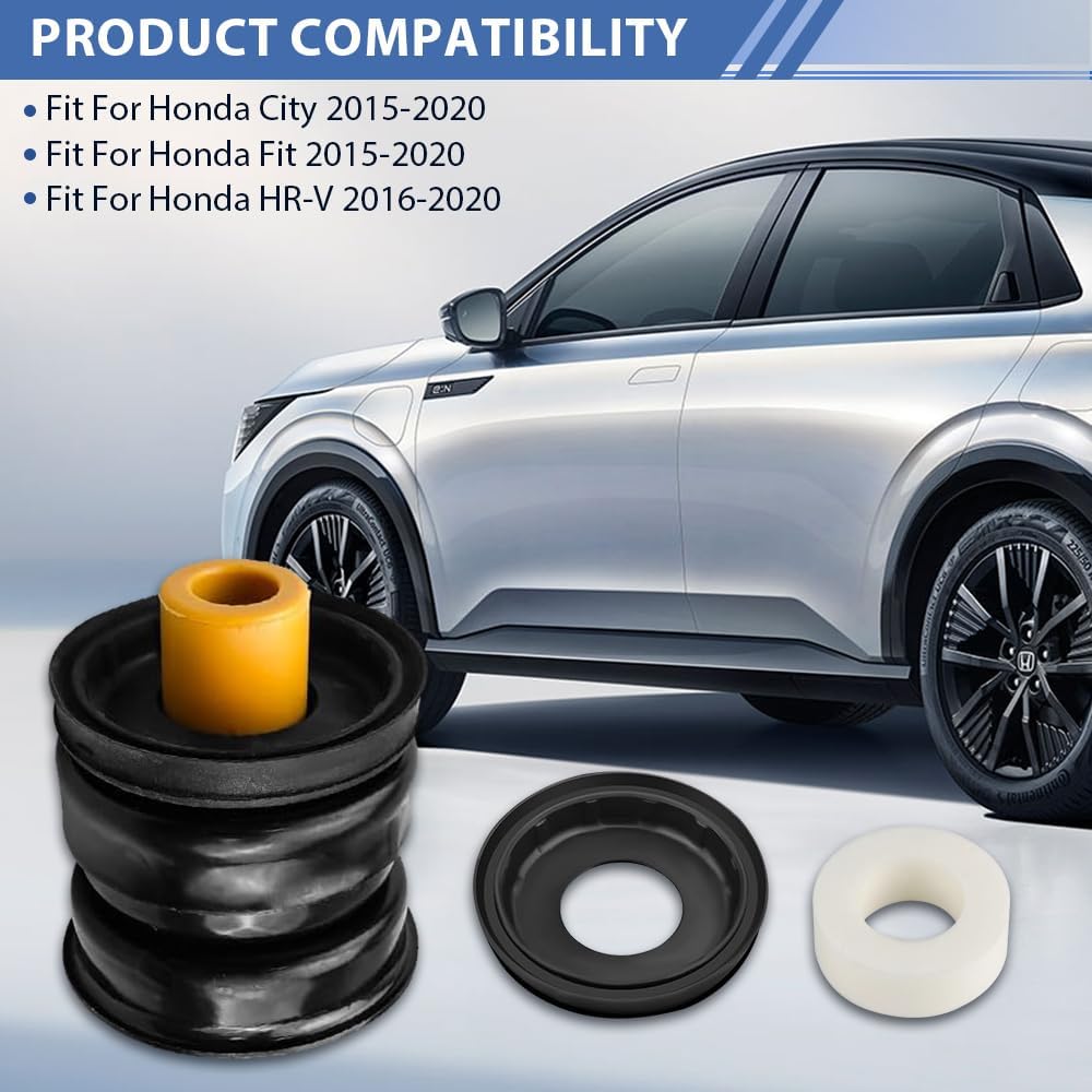 52670-T5A-J01 Rear Mounting Damper Fit for Honda City Fit HR-V 2015-2020, Rear Shock Absorber Mounting Damper for Honda Fit 2015-2020 Replace 52722-T5A-J01