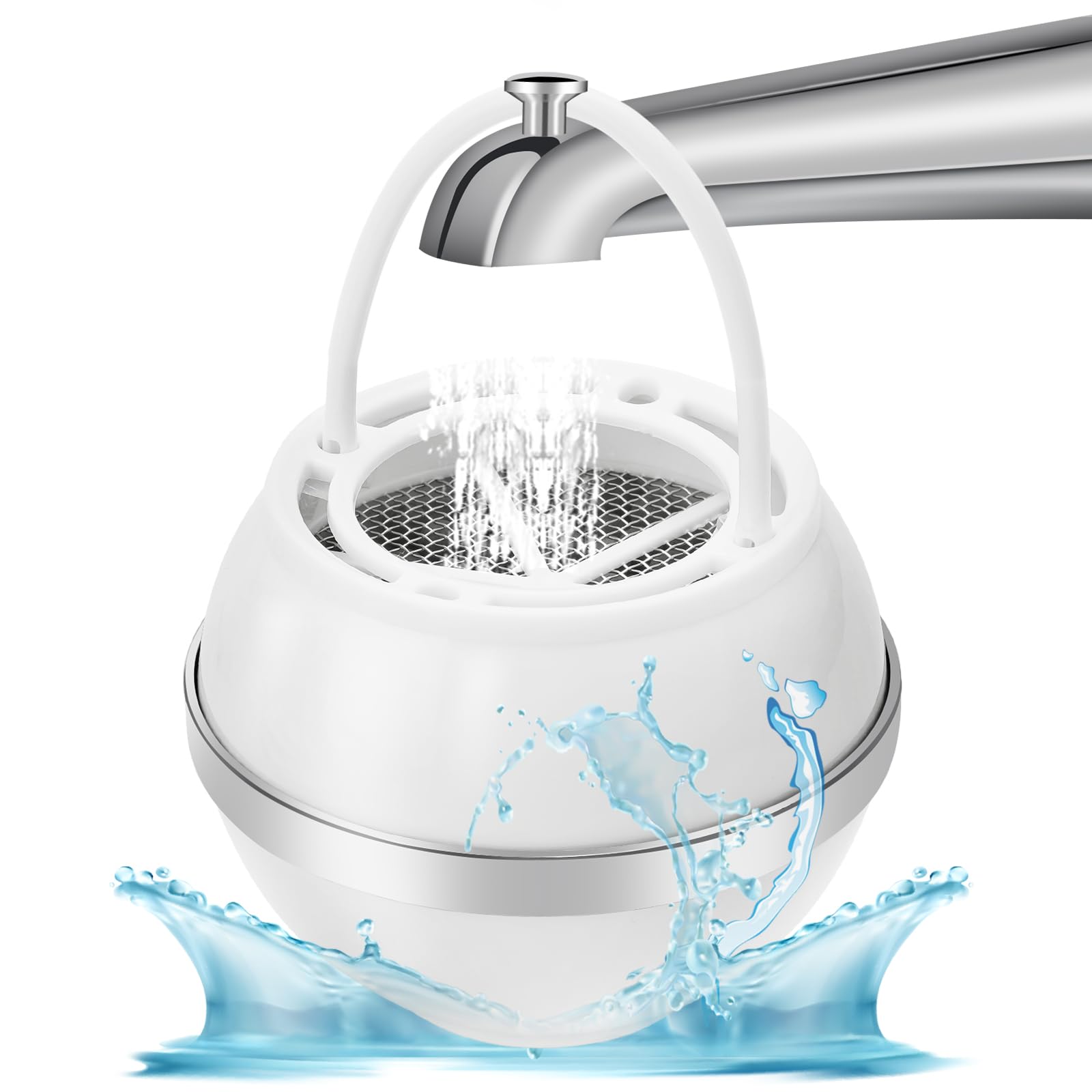 Bathtub Filter Removes Hundreds of Contaminants, BPA Free, Purify Your Bathwater for Healthier Skin and Hair