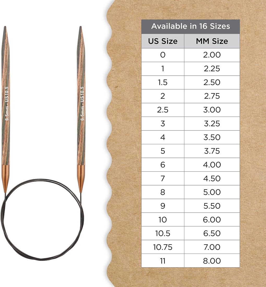 Knitter’s Pride Terra Fixed Circular Needles 40"" (100cm) – US Size 10.5 (6.5mm)