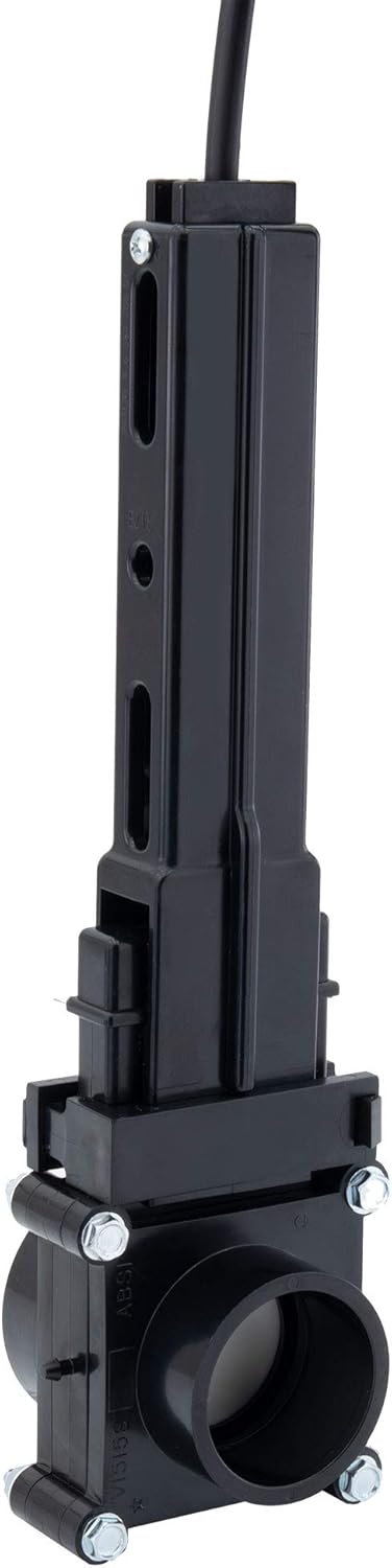 RecPro RV 1-1/2" Waste Valve | Holding Tank Termination Valve | 6-ft Release Handle