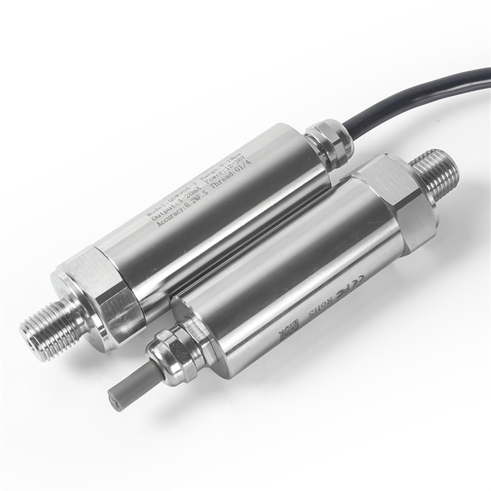 Small Pressure Sensor Transmitter 0-4bar 0-1bar 0-25bar to 4-20ma 0-10V RS485 M20*1.5 Pressure Transducer Transmitter Sensor(1-5V Output,0-1bar)