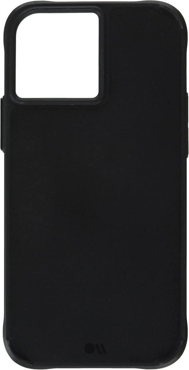 Case-Mate iPhone 13 Pro Max Case/iPhone 12 Pro Max Case with Screen Protector - Black [10ft Drop Protection] [Wireless Charging] Tough Series Phone Cover with Anti Scratch Tech, 9H Tempered Glass