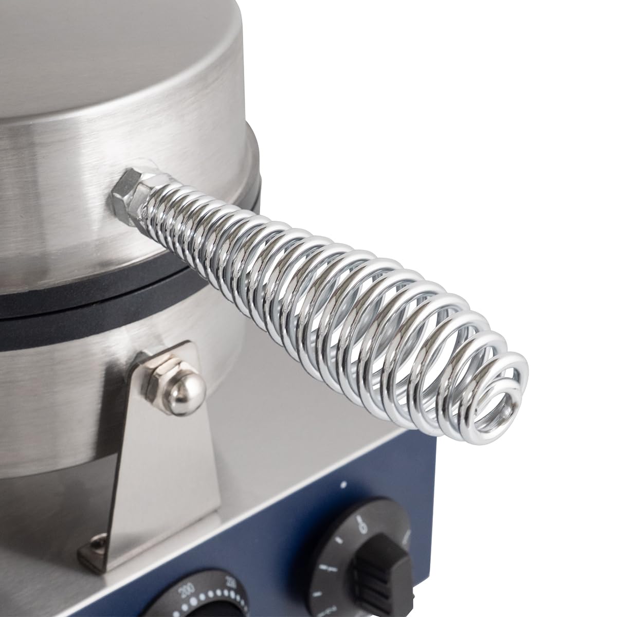 GastroHero Waffeleisen, rundes Doppel-Waffeleisen, Edelstahl FY-2 | Profi-Waffeleisen, 2x Ø180 mm Backplatte, regelbare Temperatur von 0 °C bis +250 °C, mit Temperaturregler & Signalleuchte