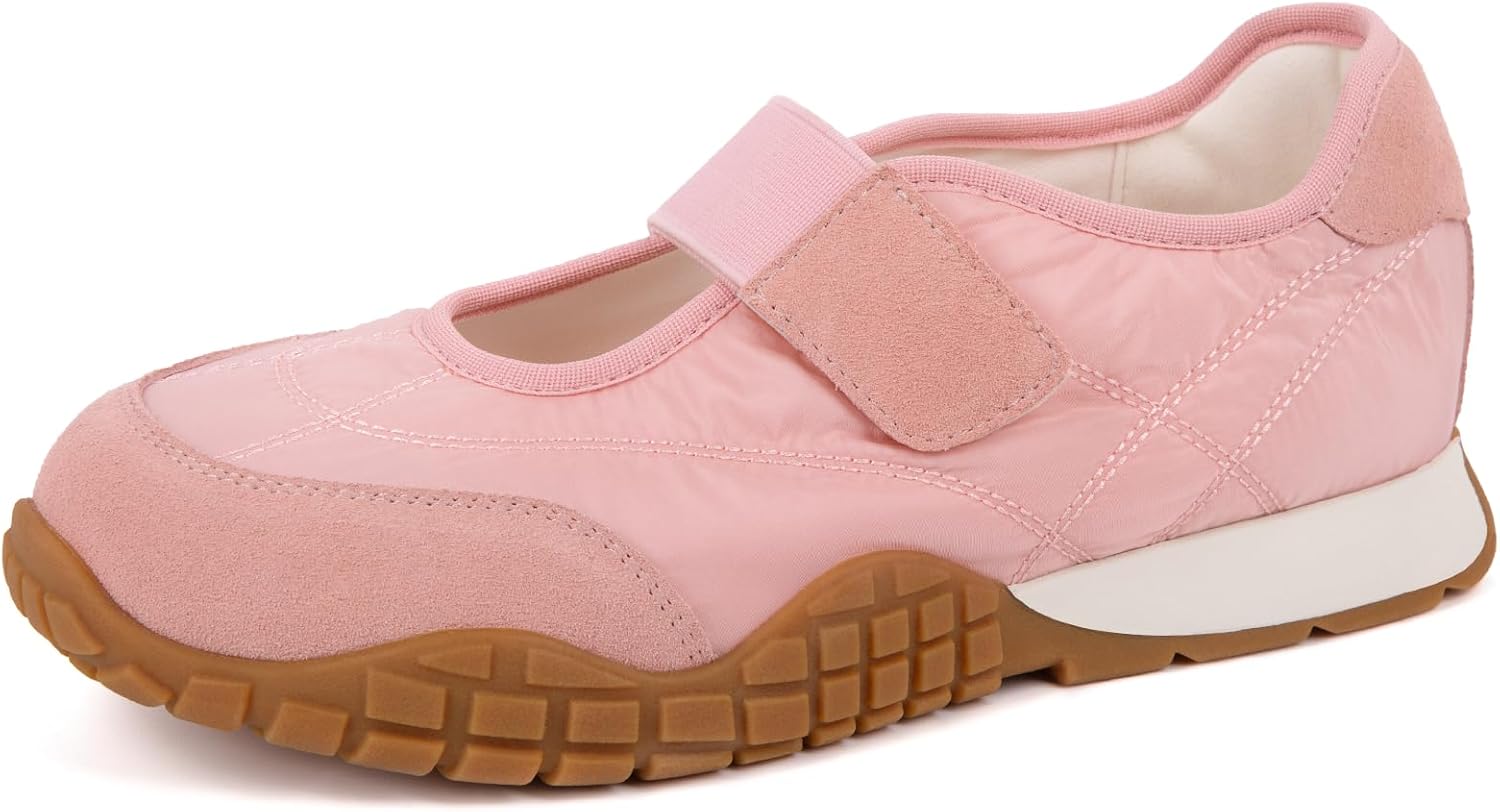 Women's Mary Jane Sneakers Casual Comfortable Walking Shoes with Memory Foam Insole Ballet Trendy Sneaker - Image 6