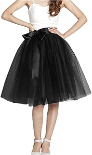 EllieHouse Womens Short Tutu Tulle Skirt with Sash PC06