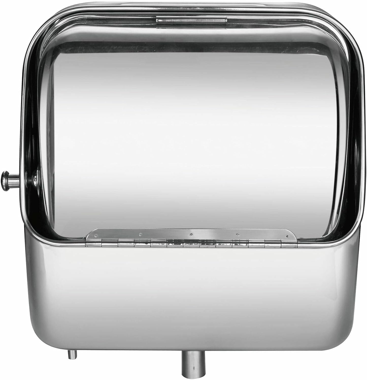 RV Sink, Square Single Bowl Sink Stainless Steel Folding Sink with Curved Faucet Multifunctional Hand Wash Basin for Bars, Food Trucks,