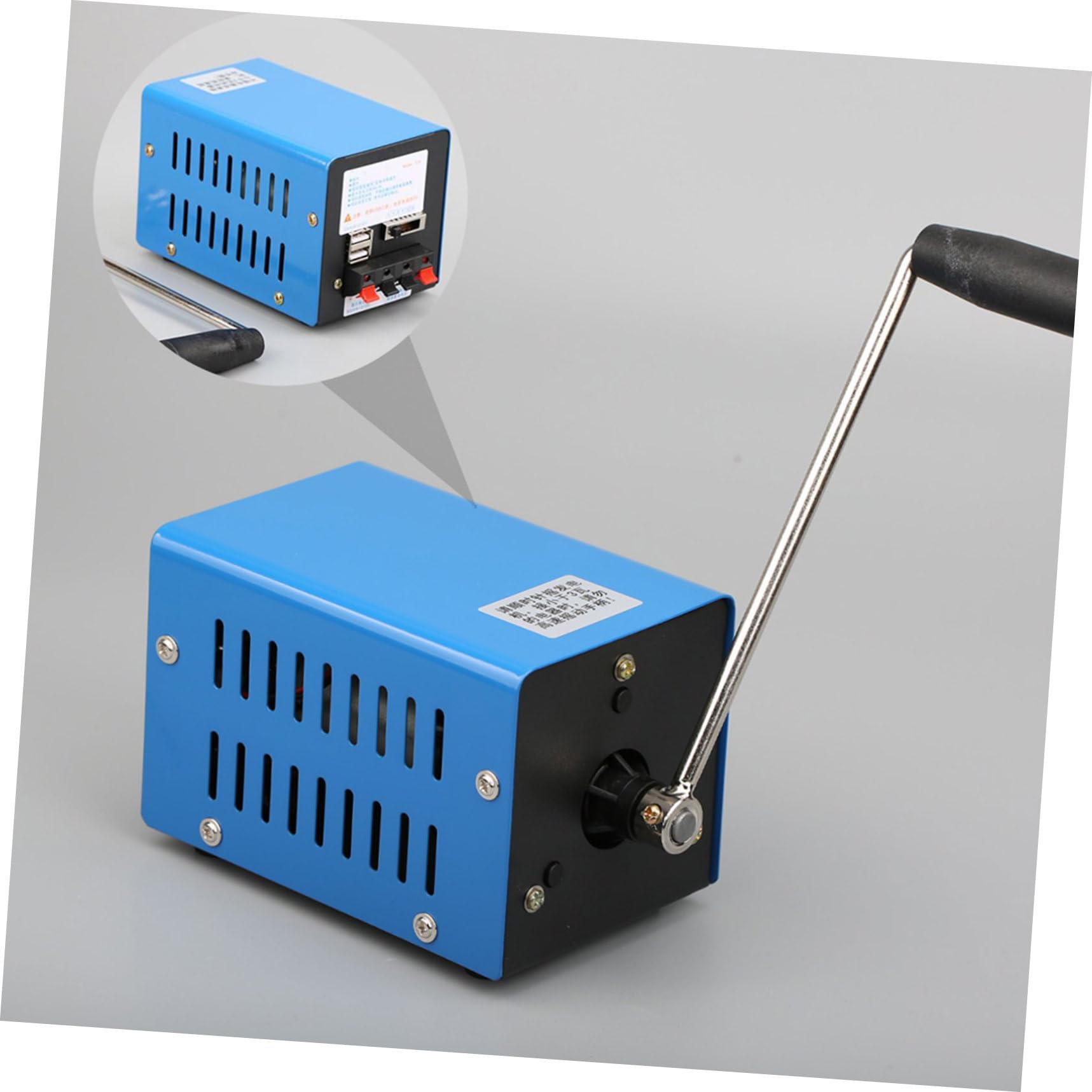 VICASKY Generatore Portatile a Maniglia ad Alta Potenza Leggero e Compatto con Doppia Porta USB per Emergenze Campeggio e Attività all Aperto