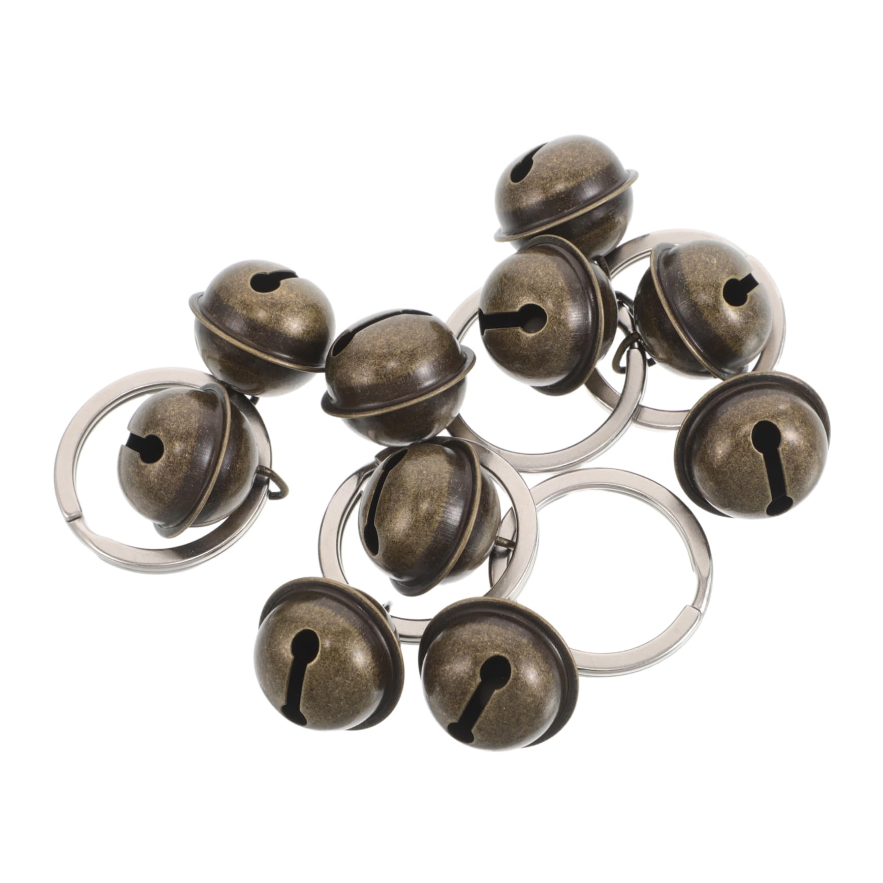 Toddmomy 5Pcs Pet Pendant Bells Cute Keychain Ornament for Cats Dogs Versatile Collar Accessories with Sound for DIY Personalization Pet Training