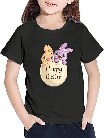 Amazon.com: Toddler Girls T Shirt Short Sleeve Shirt Bunny Cute Summer ...