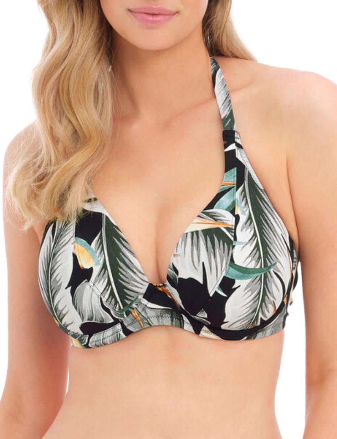 Fantasie Bamboo Grove Underwire Halter Bikini Top Haut Femme