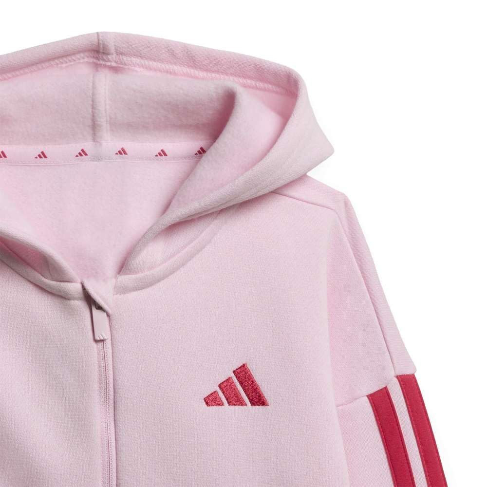 adidas Unisex bebé Essentials Jogger Track_Suit, clear pink/power pink, 3-4 Years