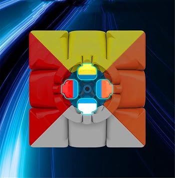 Magic Speed Cube Occupational 3x3x3 Speed Cube - Solid, Durable and Labelless Frost Vest 3D Puzzle Magic Toy - Fast Lathing Smoother Than Turns