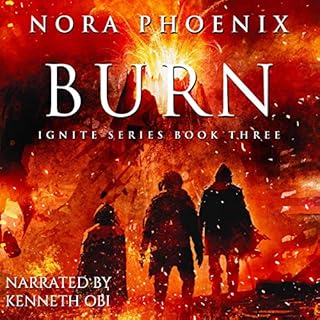 Burn Audiolibro Por Nora Phoenix arte de portada