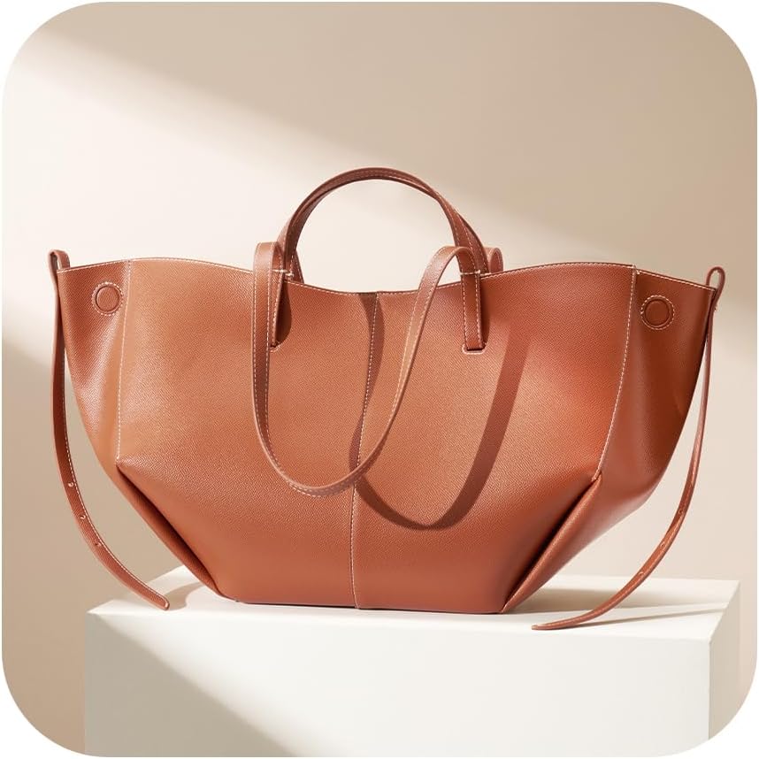 CHUNLI Trendy Satchel Bags for Women Luxury PU Leather Purses Work Tote with Top Handle Large Capacity Shoulder Bag