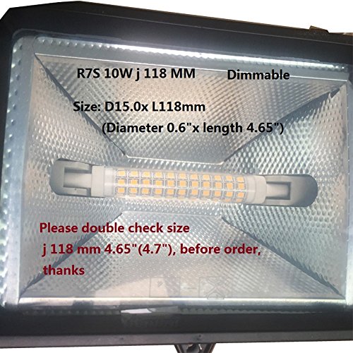 Lampadina Dimmerabile LED R7s da 10W 118MM