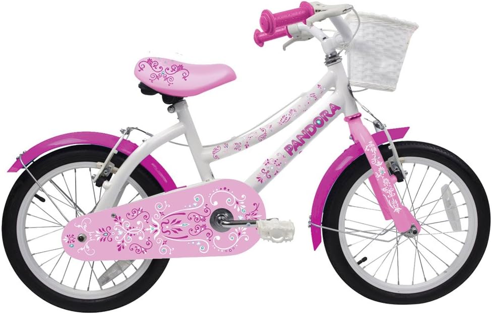Townsend 16" Pandora KIDS BIKE - Childrens Cruiser (Girls) in WHITE ages: 5-7
