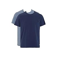 Emporio Armani T-Shirt Girocollo da Uomo Essential LOGOLABEL, Confezione da 2
