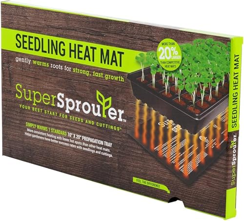 Miniatura 6 de Super Sprouter estación de propagación con bóveda de 7 pulgadas, (4-Tray Heat Mat, 21 x 48 Inch)