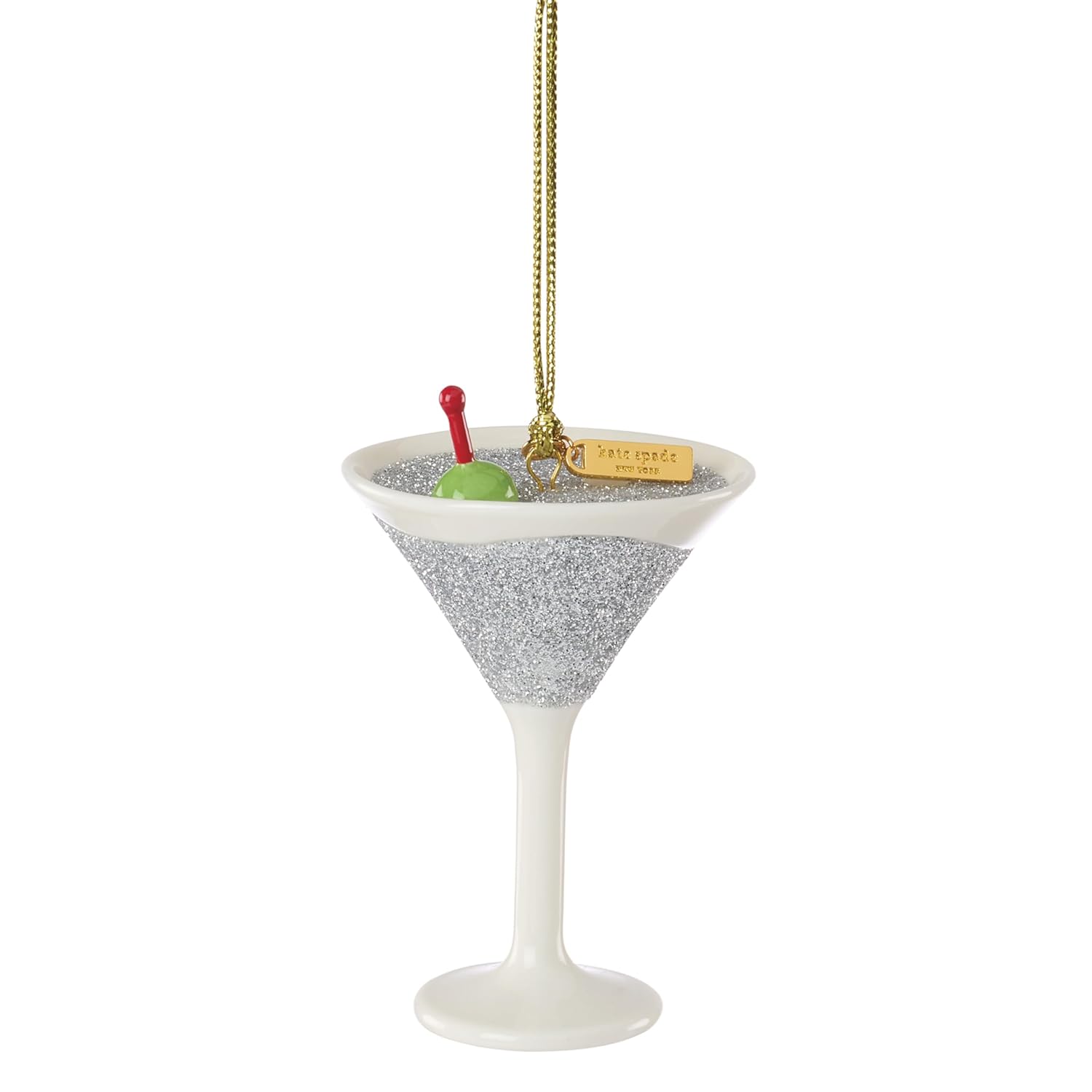 kate spade new york Be Jolly Martini Ornament, Christmas, Holiday Decorations