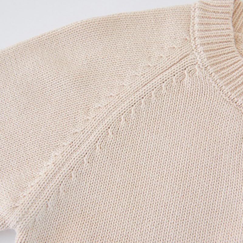 Girls Solid Color Sweater Button Closed Cardigan Fall Long Sleeve Knit 𝗨niform Sweaters for Toddler Baby Girls3