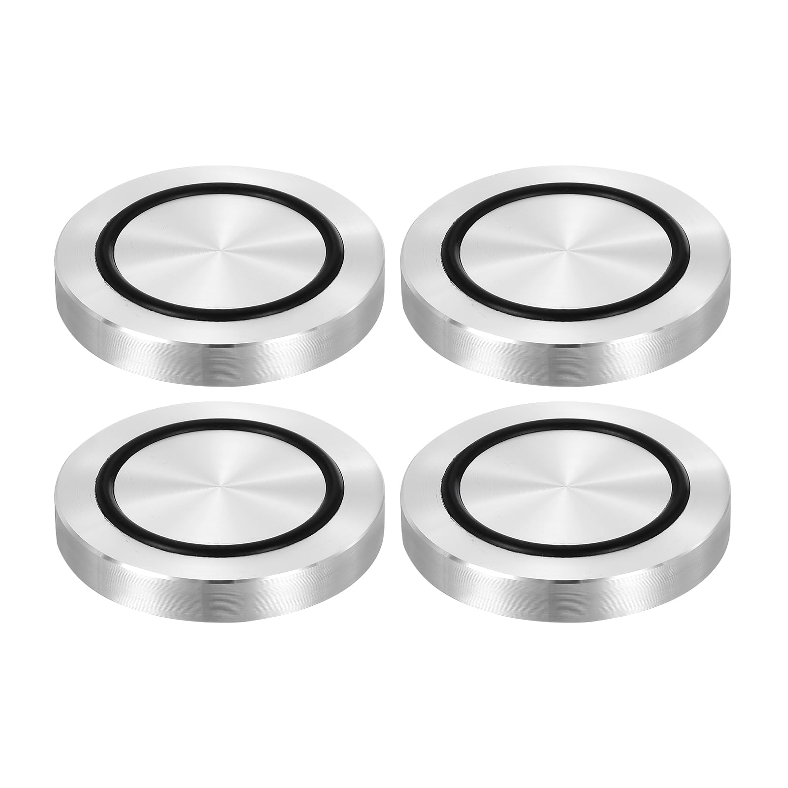 Adaptateur rond en verre M8 uxcell de 55 mm avec 4 pieds de table et bague anti-glisse