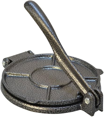 Prensa de tortilla de hierro fundido HD 7.25 "Sartén plana Top Pataconera Cocinar Quesadilla Iron Taco Maker