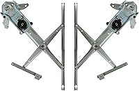 Vista 72 de TRQ Juego de elevalunas eléctrico trasero compatible con Volkswagen Golf 1999-2006 Jetta VW1550102 VW1551102 1999-2005