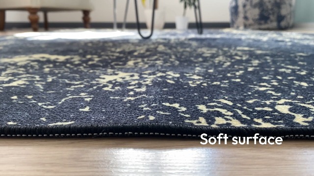 Tapete área 4x6 pie NAAR lavable antideslizante miniatura 7