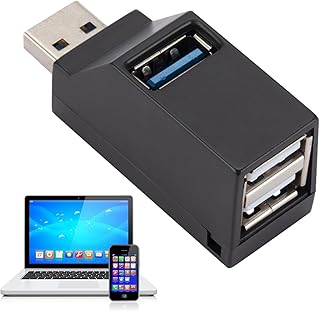USB Expander Hub,Stable USB 3.0 Hub | Strong Power Plug-and-Play 3-Port High-Speed USB Small Port Extension for Printer U Disk Keyboards Mouse Riastvy