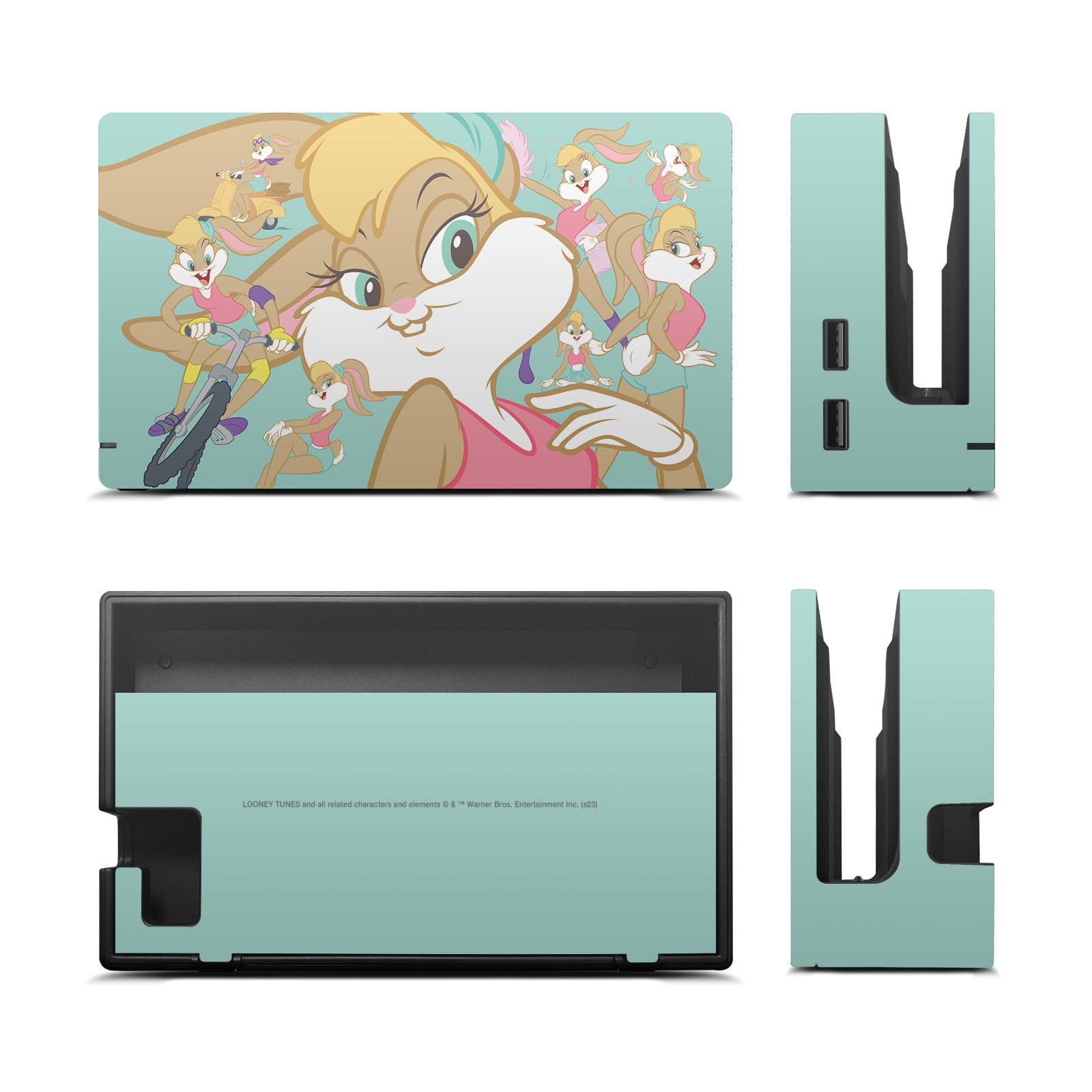 Head Case Designs sous Licence Officielle Looney Tunes Lola Bunny Graphiques Et Personnages Vinyle Autocollant De Jeu Peau Autocollant Couverture Compatible avec Nintendo Switch Console & Dock