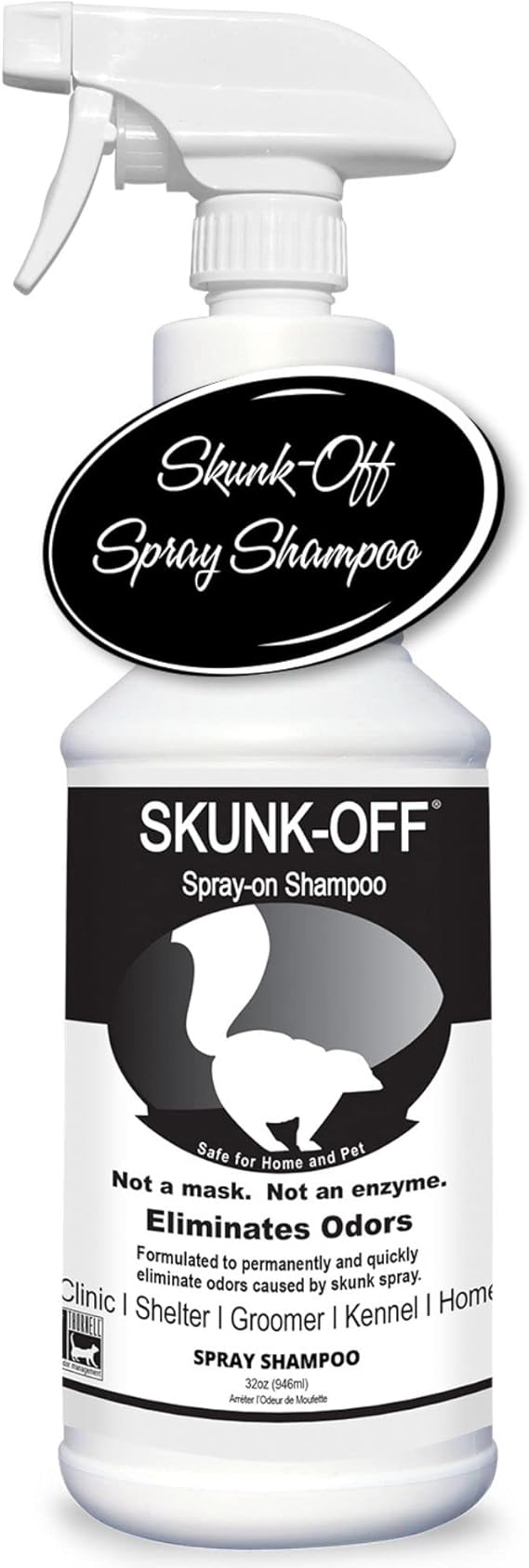 SkunkOff® Shampoo (32oz) Safe for Head & Face Ready to