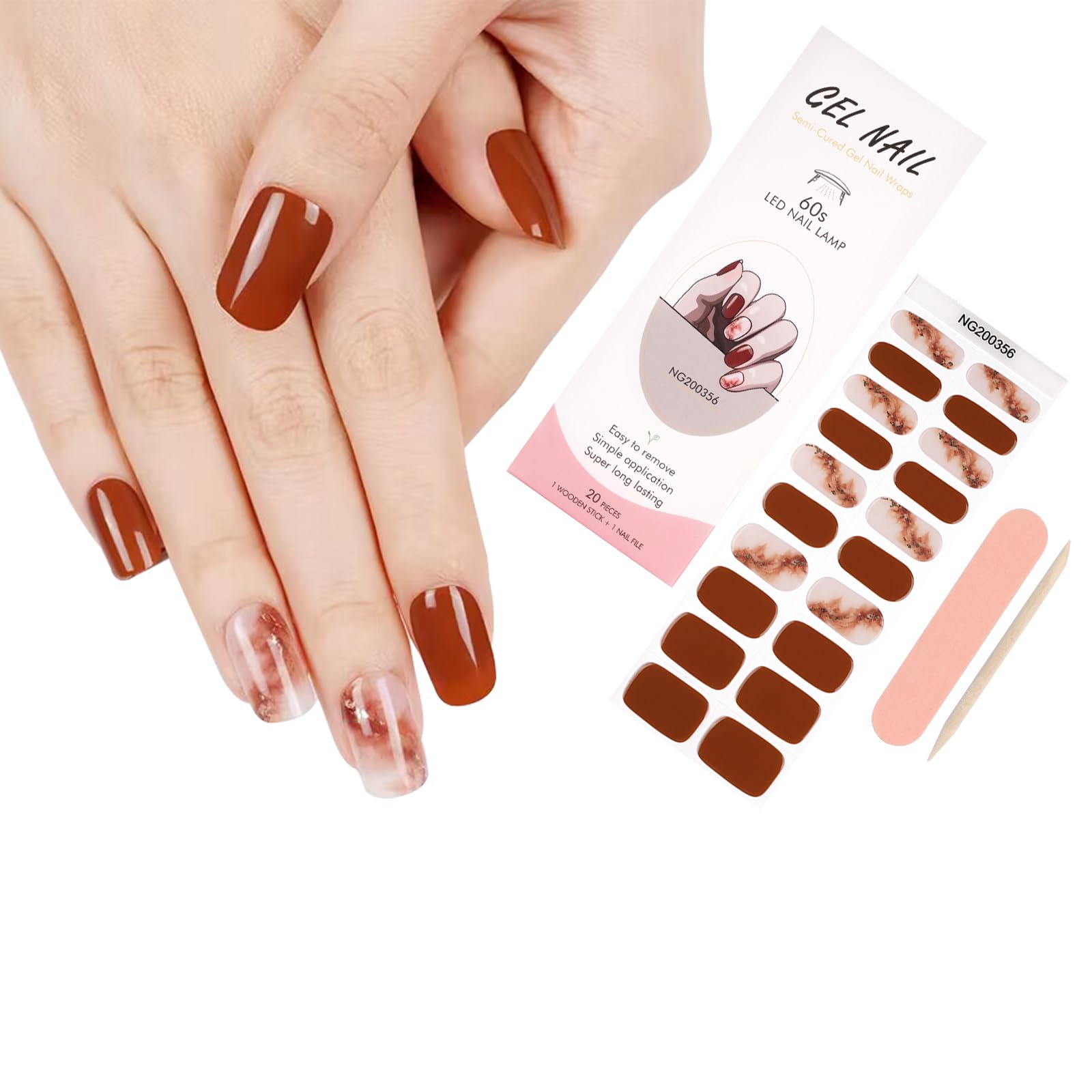 Semi Cured Gel Nail Wraps