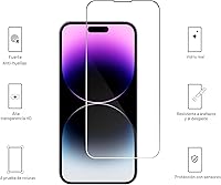 Vista 2 de Ailun Protector de Pantalla para iPhone 14 Plus/iPhone 14 Pro Max [6.7 Pulgadas] Pantalla 3 Unidades Vidrio Templado, Protección de Sensor