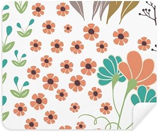 GreenOrange Flower Paint Cleaning Cloth Screen Cleaner 2pcs Suede Fabric