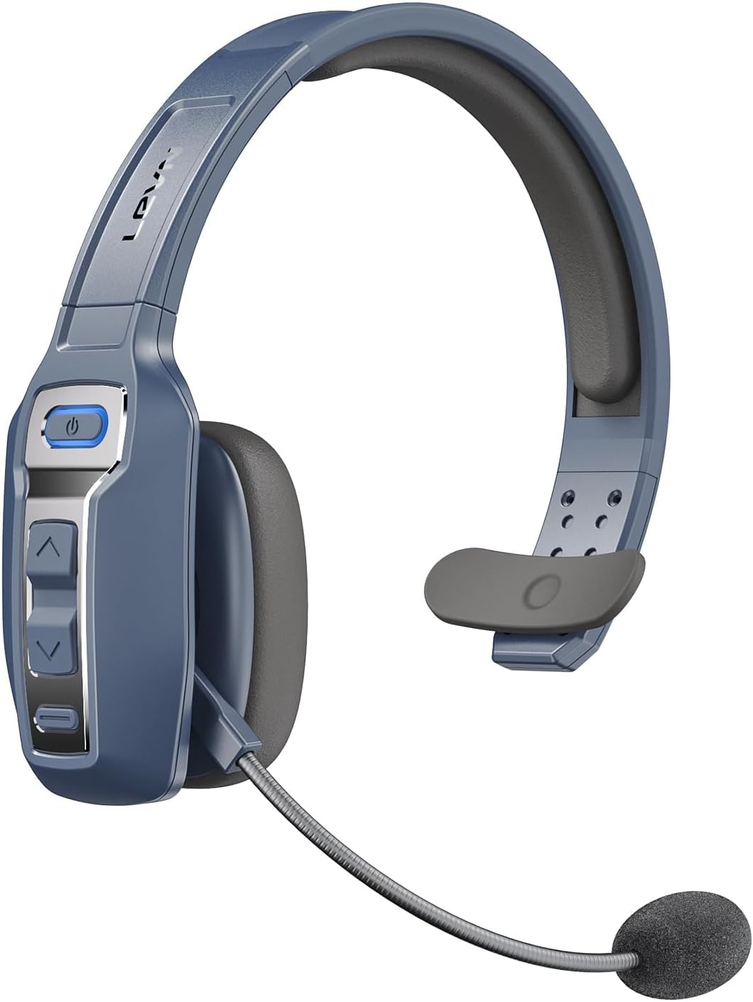 LEVN Bluetooth Headset with Microphone, Trucker Bluetooth Headset with AI Noise Cancelling & Mute Button, Wireless On-Ear Headphones 65 Hrs Working Time, for Trucker Home Office Remote Work Zoom — Amazon image 8