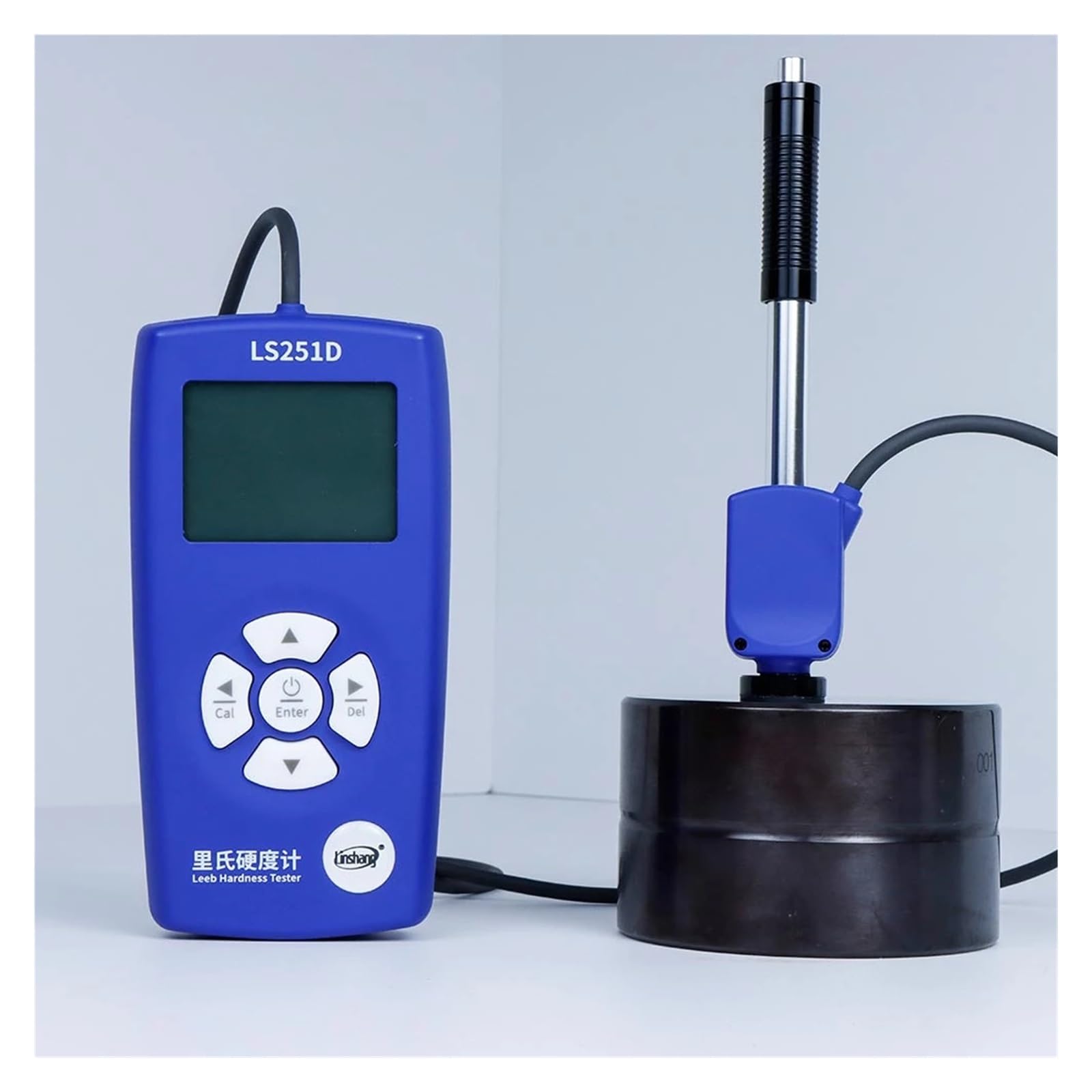 Probador de dureza, LS251D, El Mejor Probador De Dureza Digital Leeb, Máquina De Prueba Portátil For Cobre, Acero Inoxidable Azul Dulce, Aleación De Aluminio