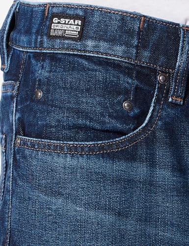 G-STAR Raw - Mens Mosa Straight Jeans, Color Worn in Stratos, Size: 26W x 30L2